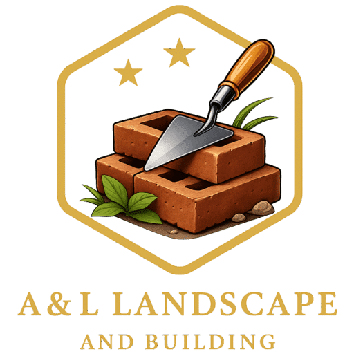 a & l landscaping and building logo upscaled transparent margin 0pct